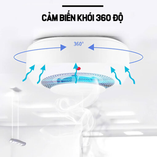 Đầu Chuông Báo Khói Không Dây Độ Nhạy Cao - Hình ảnh 2