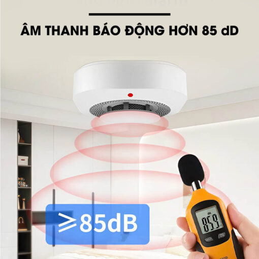 Đầu Chuông Báo Khói Không Dây Độ Nhạy Cao - Hình ảnh 3