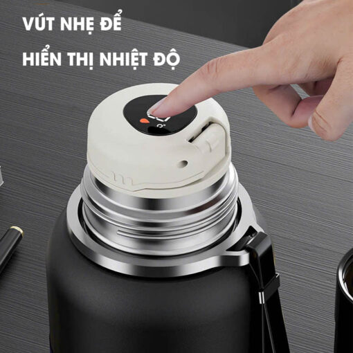 Bình Giữ Nhiệt 48h Hiển Thị Nhiệt Độ 600ML - Hình ảnh 5