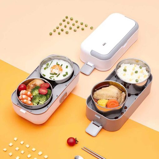 Hộp Cơm Cắm Điện Văn Phòng 2 Tầng 4 Ngăn - Hình ảnh 4