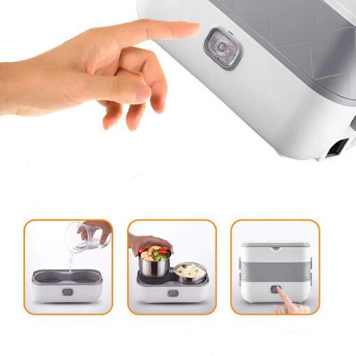 Hộp Cơm Cắm Điện Văn Phòng 2 Tầng 4 Ngăn - Hình ảnh 5