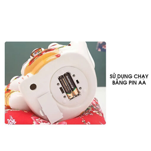 Mèo Thần Tài Vẫy Tay Phú Quý Tài Lộc 18cm - Hình ảnh 3