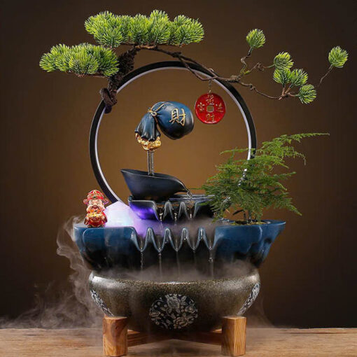 Thác Nước Phong Thủy Ấm Trà Nổi - Hình ảnh 5