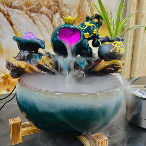 Thác Nước Phong Thủy Hồ Lô Xanh - Hình ảnh 3