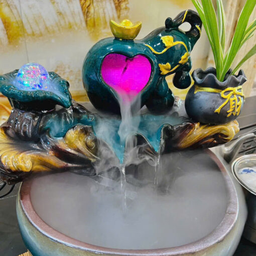 Thác Nước Phong Thủy Hồ Lô Xanh - Hình ảnh 4