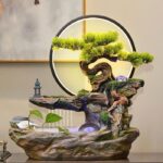 Thác Nước Phong Thủy Tiểu Cảnh Đại Thụ